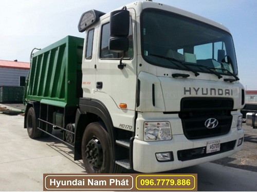 Xe Ép Rác Hyundai HD170 14 Khối